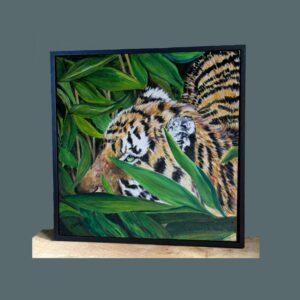 Tiger Art-Emerald-Original