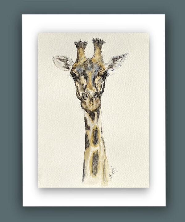 Photo of original artwork Trent the giraffe