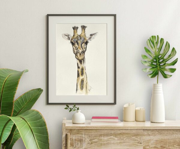 Giraffe Portrait-“Trent” Prints - Image 2