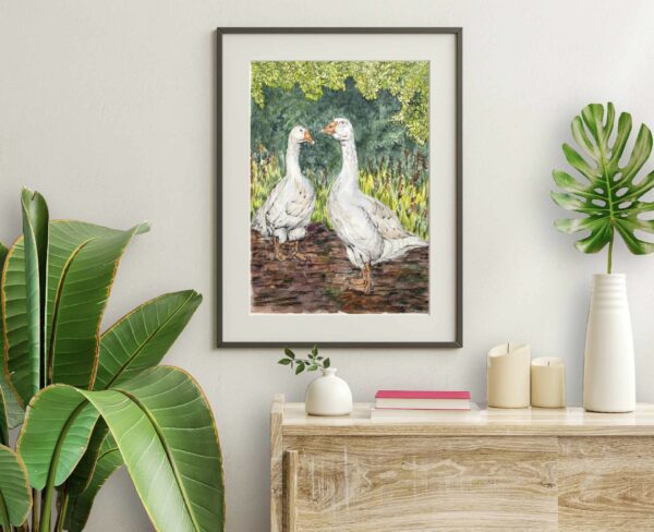 Geese Art- “Anna-n-Dale” - Image 2