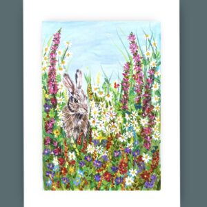 Rabbit Art-Meadow Whiskers-Original