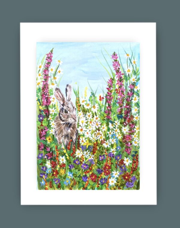 Rabbit Art-Meadow Whiskers-Original