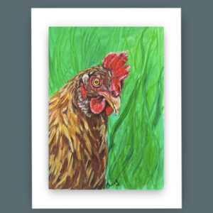 Cockerel Art - Esmond-Original