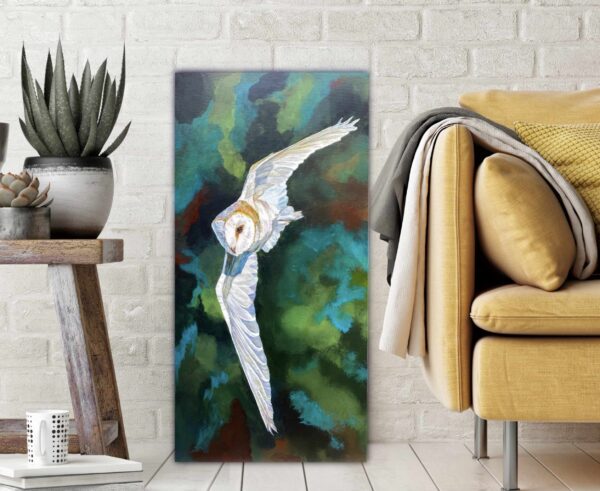 Barn Owl Art Prints - Wings of the Night - Image 2