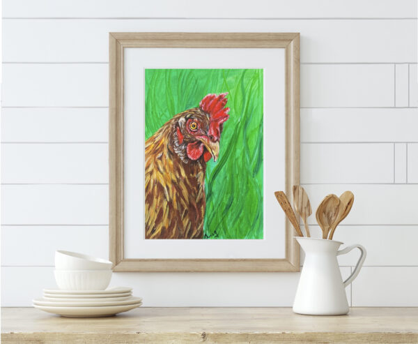 Cockerel Art - Esmond-Original - Image 2