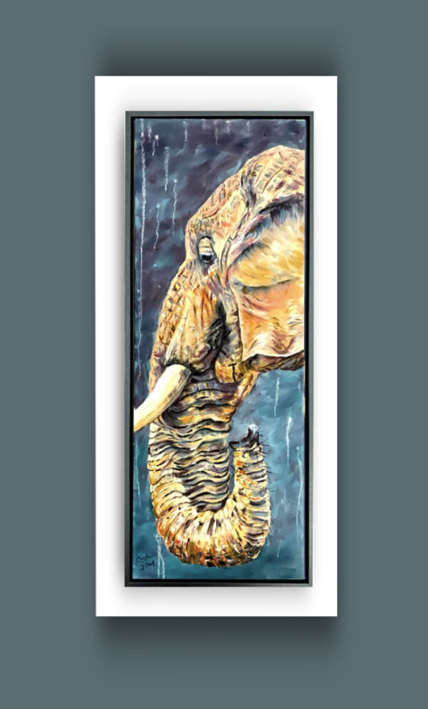Elephant Art - Denim and Indigo - Image 2
